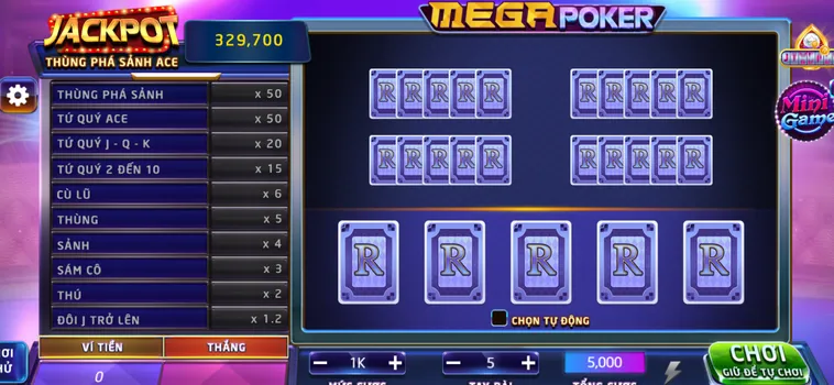 Mega Poker Tại RikVip Và Cách Chinh Phục Giải Thưởng Jackpot 2026