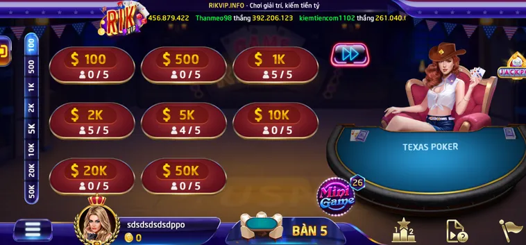 Đấu Trí Đỉnh Cao Với Game Bài Texas Poker Tại RikVip Chuyên Nghiệp