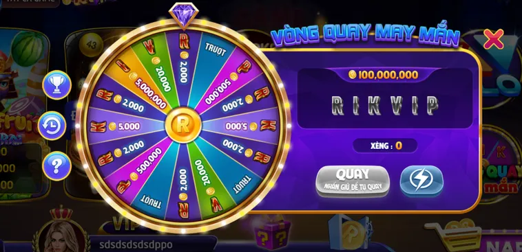 Săn Quà Khủng Mỗi Ngày Cùng Minigame Vòng Quay May Mắn Tại RikVip